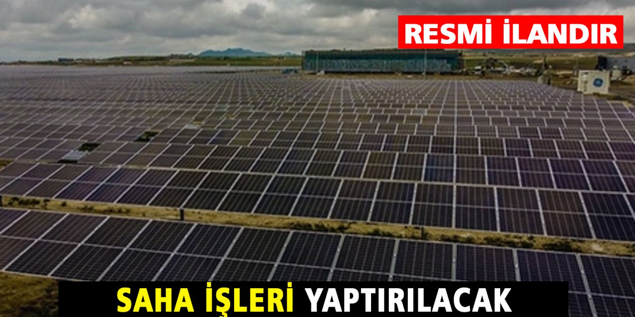 Saha İşleri Yaptırılacak