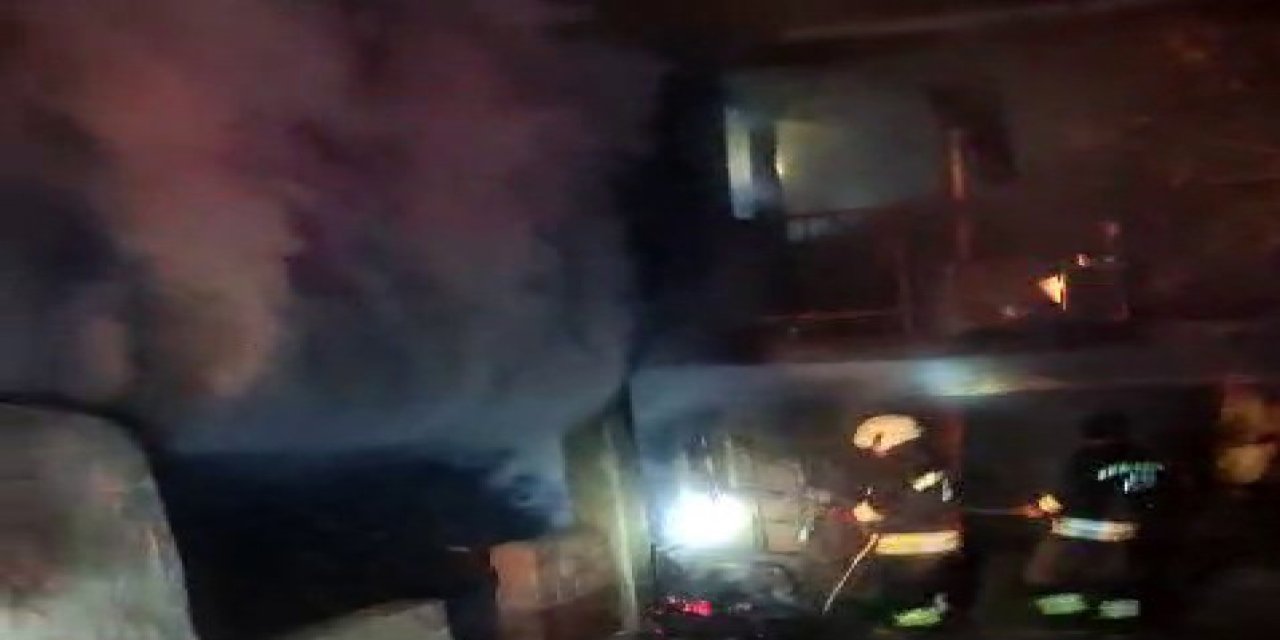 Konya'da çıkan yangın korku dolu anlar yaşattı!