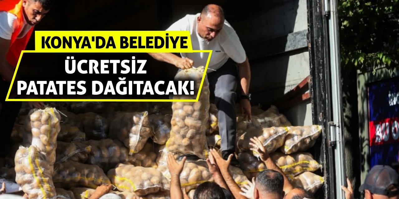 Konya'da Belediye Ücretsiz Patates Dağıtacak!