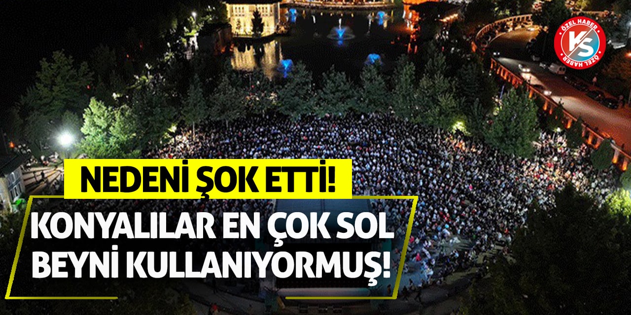 Konyalılar en çok sol beyni kullanıyormuş! Nedeni şok etti!