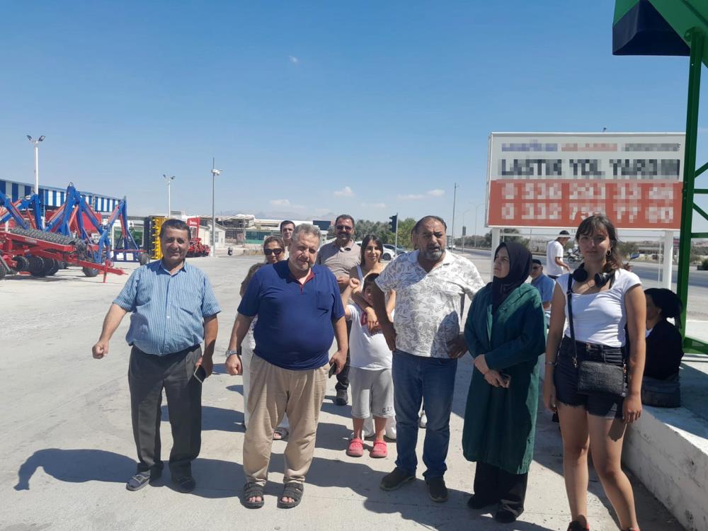 Mazotu Biten Araç Konya'da Yolcuları Çileye Düşürdü!