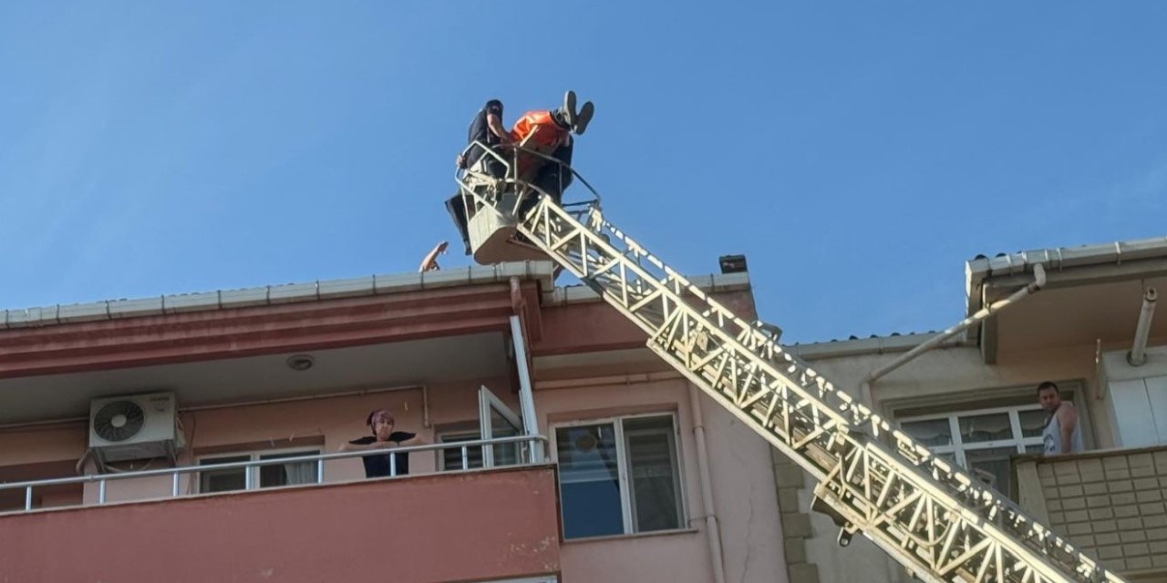 Çatı tamiratında kalp krizi geçiren usta hayatını kaybetti!