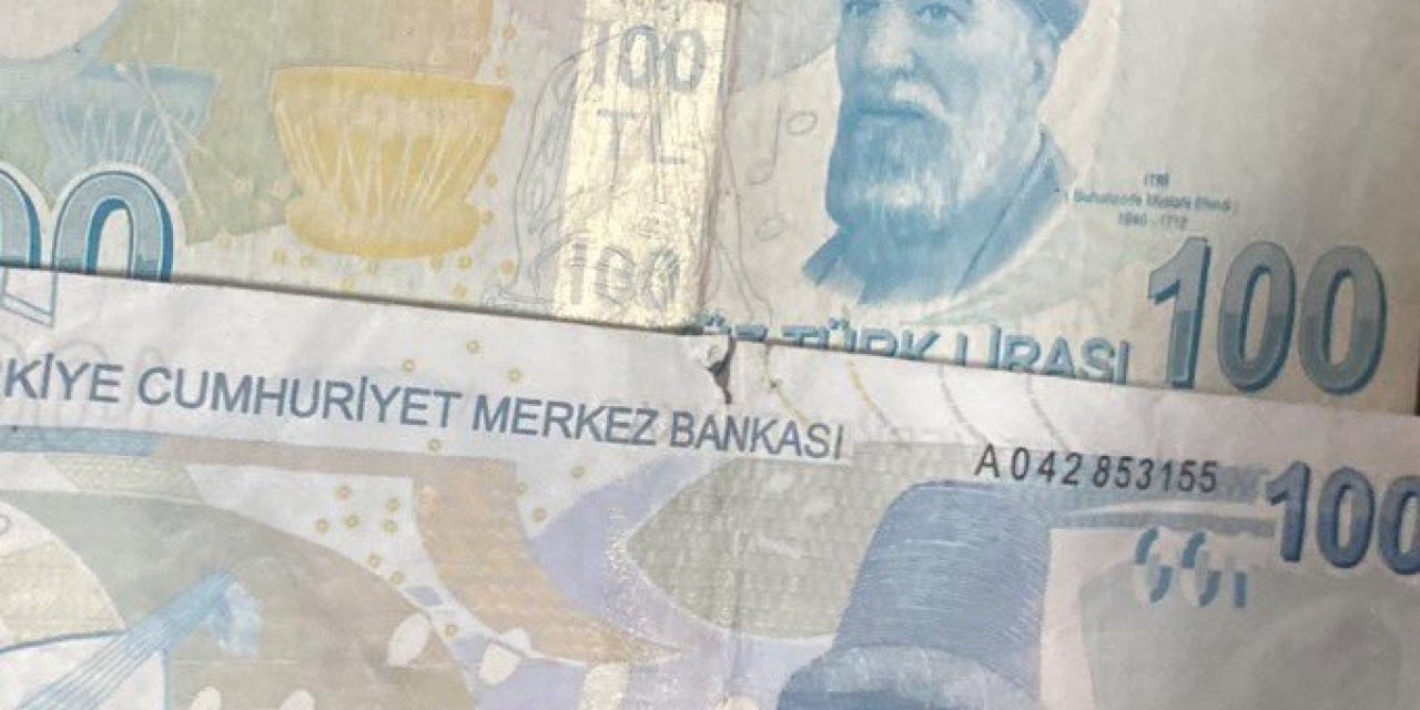 Bir Esnaf Elinde Patlayan Sahte 100 TL'yi Paylaştı!