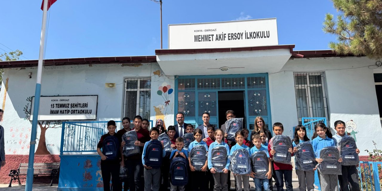 Konya'da Öğrencilere Kırtasiye Desteği!