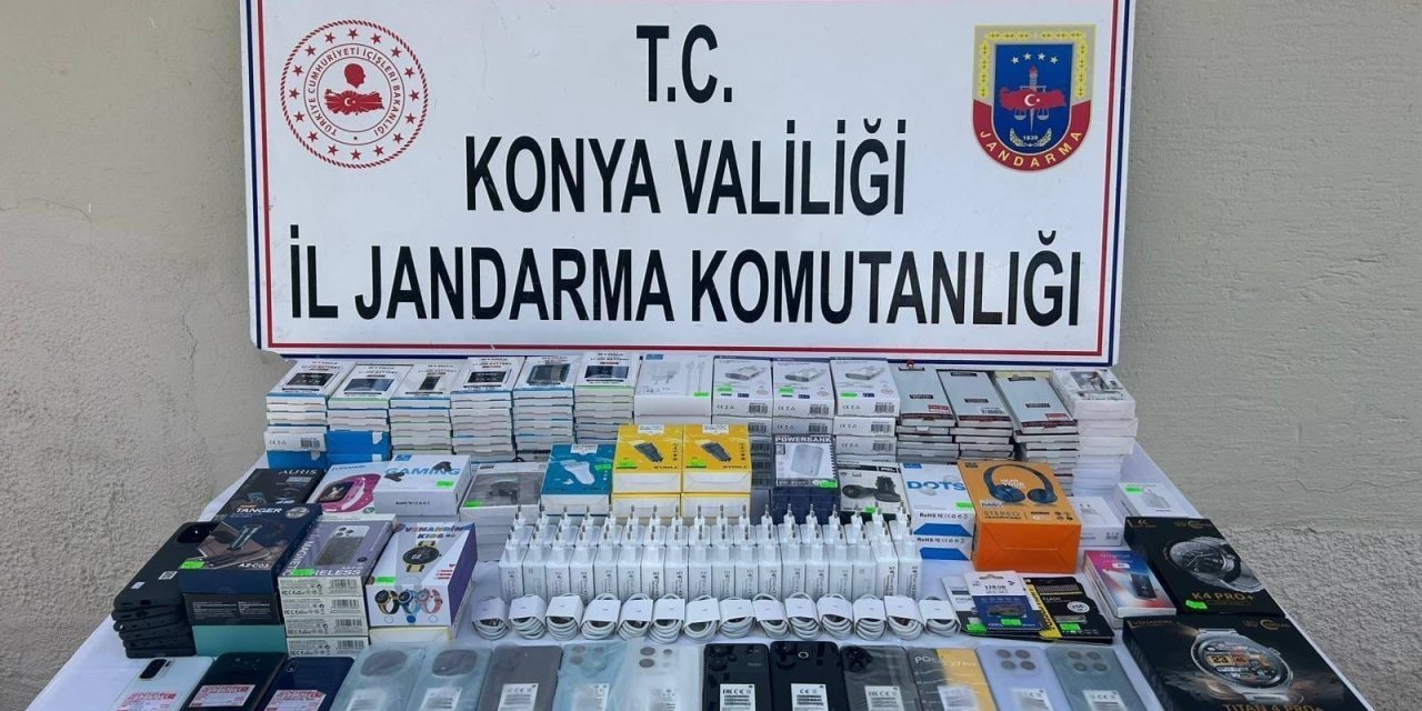 Konya'da Kaçak Elektronik Operasyonu: Piyasa Değeri 500 Bin Lira!