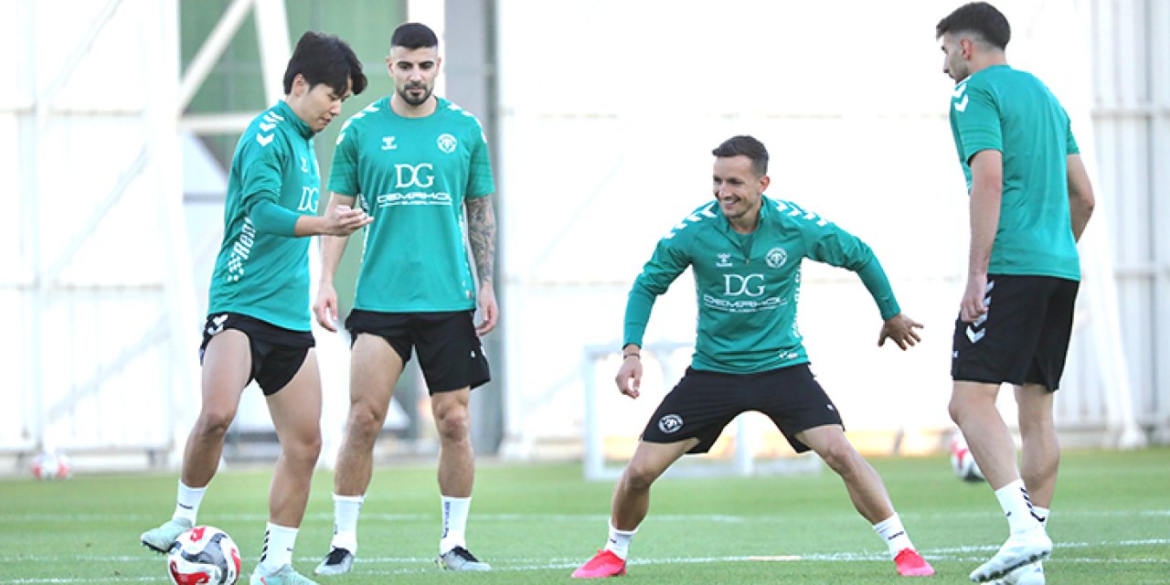 Konyaspor, Alanyaspor maçının hazırlıklarını tamamlıyor! İşte takımdaki son durum