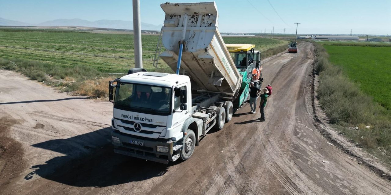 Ereğli'de uzun yıllar beklenen yol yapılıyor!