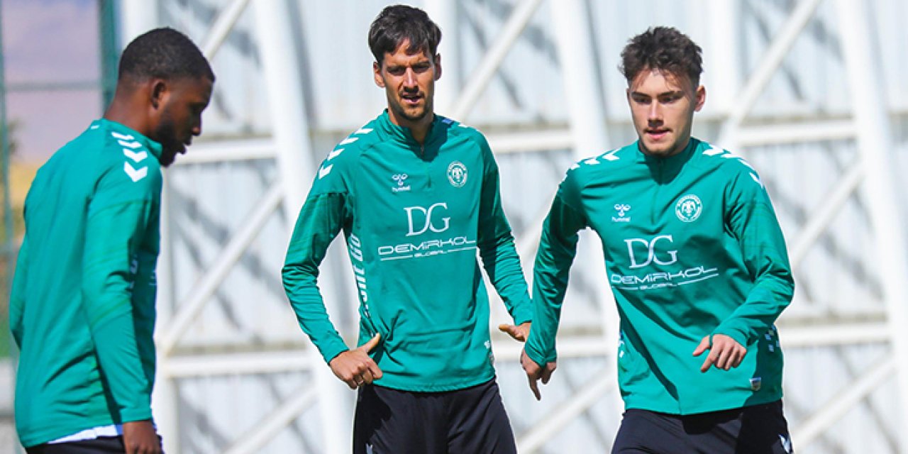 Konyaspor, Galatasaray maçının taktiğini çalıştı