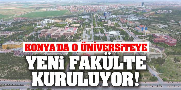 Cumhurbaşkanı İmzaladı! Konya'da Yeni Yeni Fakülte Kuruluyor! İşte Detaylar...