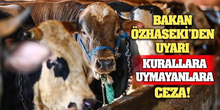 Bakan Özhaseki' den Uyarı Kurallara Uymayanlara Ceza!