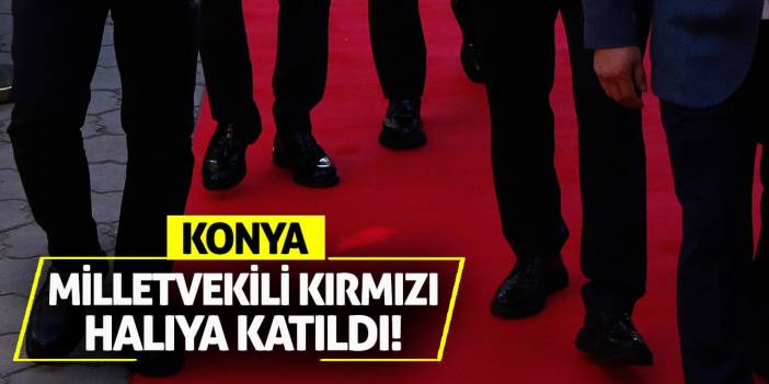 Konya Milletvekili Kırmızı Halıya Katıldı!