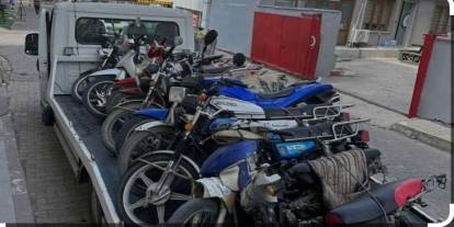 Konya'da motosiklet denetimleri sürüyor