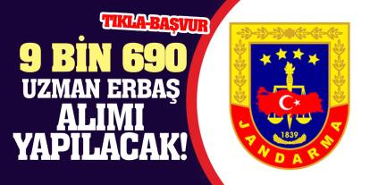 9 bin 690 uzman erbaş alımı yapılacak! Başvurular açıldı