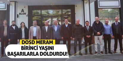 DOSD Meram birinci yaşını başarılarla doldurdu