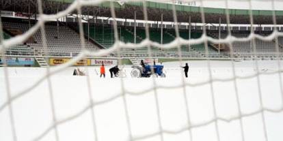 Konya amatör futboluna 'kar' engeli