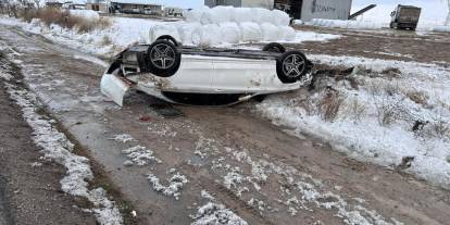 Konya'da tipi ve buzlanma kazaya neden oldu: 4 yaralı