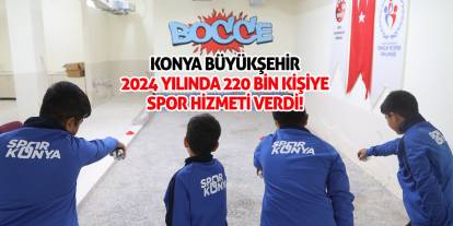 Konya Büyükşehir 2024 Yılında 220 Bin Kişiye Spor Hizmeti Verdi!