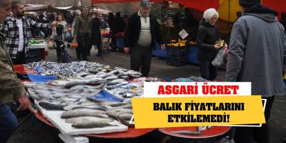 Asgari Ücret Balık Fiyatlarını Etkilemedi!