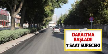 Daraltma Başladı! 7 Saat Sürecek!