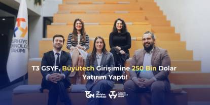 T3 Girişim Sermayesi Yatırım Fonu'ndan Büyütech’e 250 bin dolar yatırım