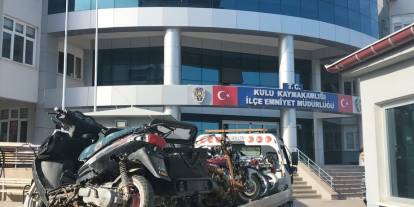 Konya'da motosiklet denetimleri sürüyor