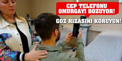 Cep telefonu omurgayı bozuyor! Göz hizasını koruyun!