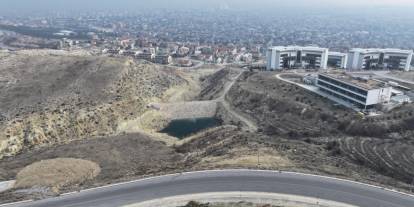 Konya Büyükşehir NEÜ Kampüsü içindeki taşkın göletini tamamladı