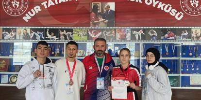 Beyşehirli sporculardan Türkiye Kick Boks Şampiyonası'nda derece