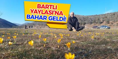 Bartlı Yaylası'na bahar geldi!