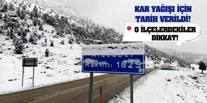 Kar yağışı için tarih verildi! O ilçelerdekiler dikkat!