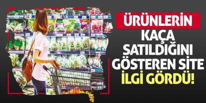 Ürünlerin kaça satıldığını gösteren site büyük ilgi gördü!