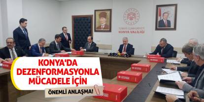 Konya'da dezenformasyonla mücadele için önemli anlaşma!