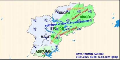 Meteorolojinin 5 il için ‘kuvvetli yağış’ ve ‘zirai don’ uyası sürüyor