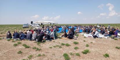 Konya'da kuraklık nedeniyle yağmur duası yapıldı