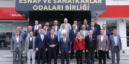 TSE Başkanı Şahin oda başkanlarıyla bir araya geldi
