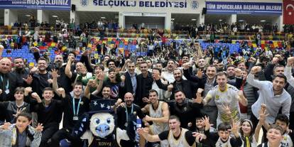 Konya Büyükşehir, iLab Basketbol’u parkeye gömdü! Yarı Finaldeyiz!