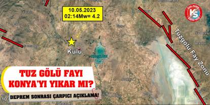 Deprem sonrası çarpıcı açıklama! Tuz Gölü Fayı Konya’yı Yıkar mı?