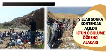 Yıllar Sonra Kontenjan Açıldı! KTÜN O Bölüme Öğrenci Alacak!