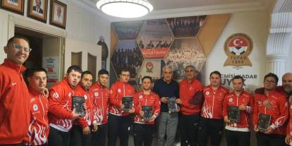 Konya'da kamp yapan Şampiyonlar TÜFAD’ı ziyaret etti