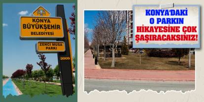 Konya'daki o parkın hikayesine çok şaşıracaksınız!