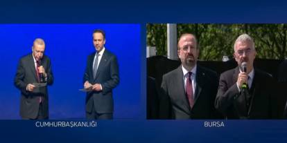 Cumhurbaşkanı Erdoğan Karacabey'e canlı bağlandı; Atares-2 RES açıldı