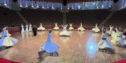 'Teşrif-i Mevlana' etkinlikleri kapsamında Sema Ayini Şerifi icra edildi