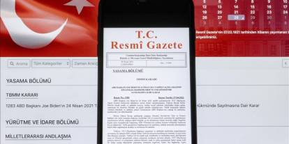 Milletlerarası anlaşmalar Resmi Gazete'de