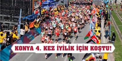 Konya 4. kez iyilik için koştu!