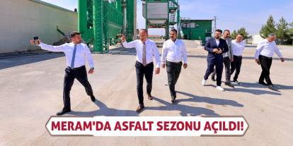 Meram'da Asfalt Sezonu Açıldı!