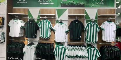 Konyaspor’da yeni sezon formaları satışta