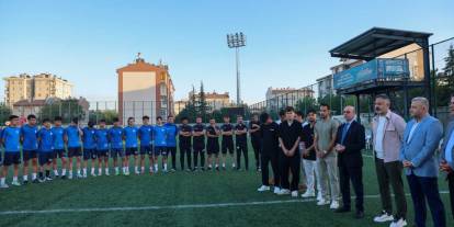 Konyasporlu yönetici ve futbolculardan Selçuklu'nun Gençlerine Ziyaret
