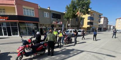 Kulu’da motosiklet denetimleri sıklaştırıldı