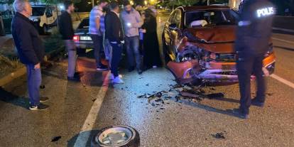 Konya'da otomobiller çarpıştı: 2 yaralı