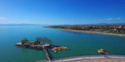 Beyşehir Gölü'nde tatil sezonu başlıyor